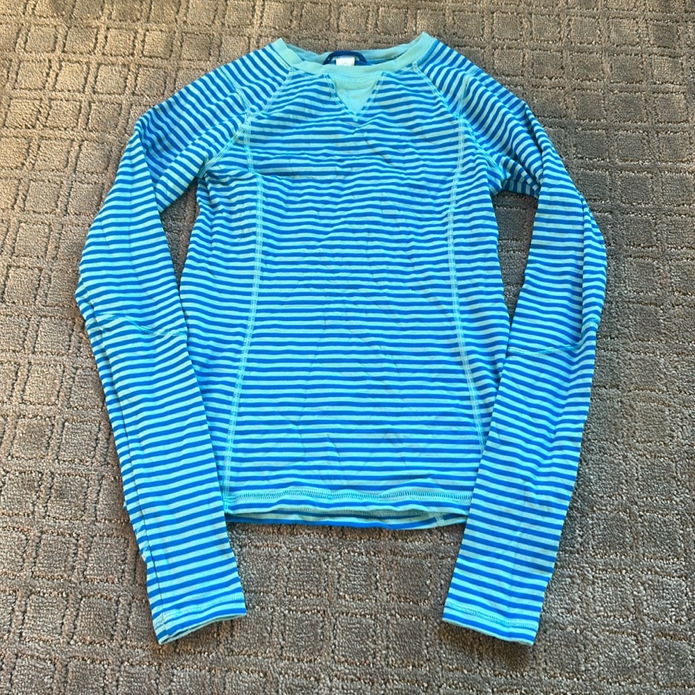 Blue striped Ivivva long sleeve